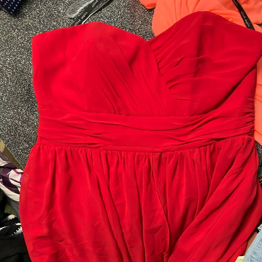 Ladies, beautiful red party dress size 14 by Alfred Angelo